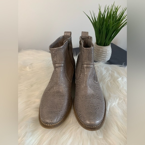 Chanii B Pewter Ankle Boots EU 37 - Picture 1 of 9